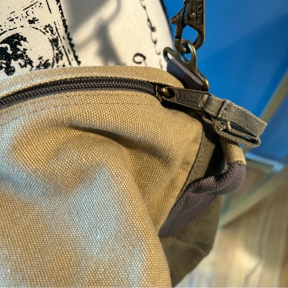 LL Bean Waxed Canvas Duffle bag - Picture 16 of 16